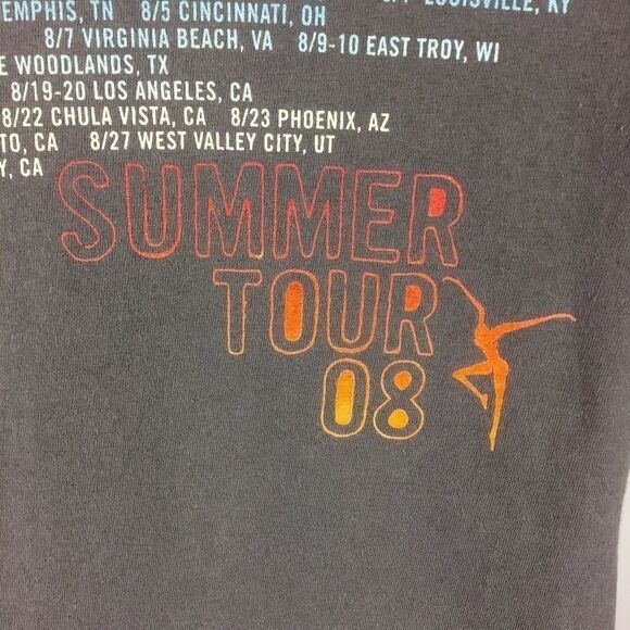 Dave Matthews Concert Shirt Crewneck 2008 Gray M - Picture 6 of 8